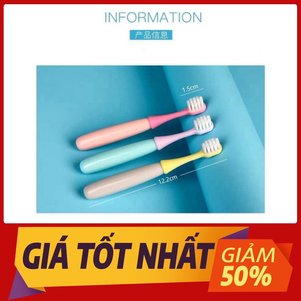 [Sale toàn shop] SÉT 3 bàn chải đánh răng RAOYI  cho bé