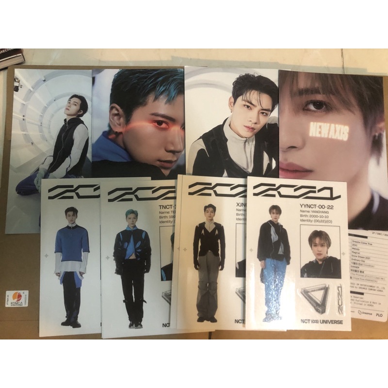 Postcard Sticker nhãn dán NCT WAYV 2021 Universe