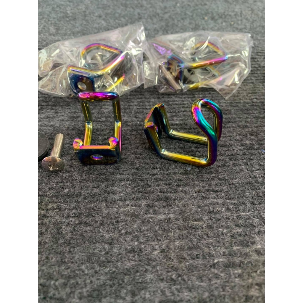 Móc treo đồ titan chữ U cho các dòng xe wave sirius exciter winer sonic satria vair