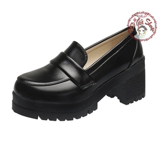 Giày học sinh đế vuông 7cm (34-38)