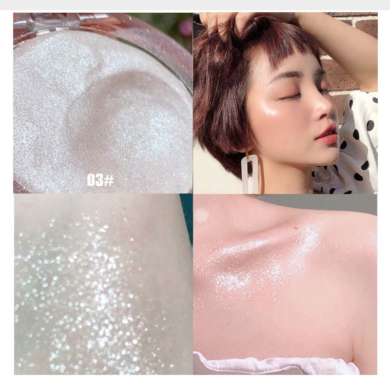 Phấn Bắt Sáng Bueqcy Kết Cấu Khoai Tây Chống Nước Chống Nhòe 3 Màu Tùy Chọn