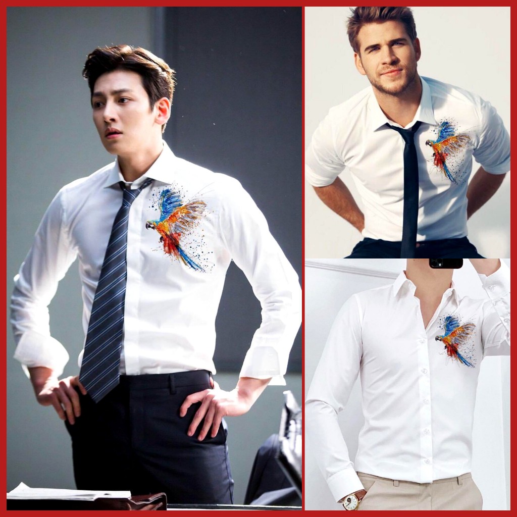 [Mã FAMAYMA2 giảm 10K đơn 50K] Áo sơ mi nam hàn quốc chuẩn shop, in thêu họa tiết độc đáo hot trend | BigBuy360 - bigbuy360.vn