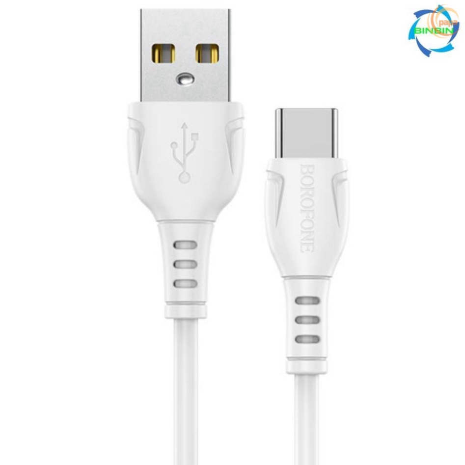 Cáp sạc nhanh type c Borofone BX51 sạc nhanh 3A [chính hãng] cho điện thoại androi, samsung, oppo, xiaomi