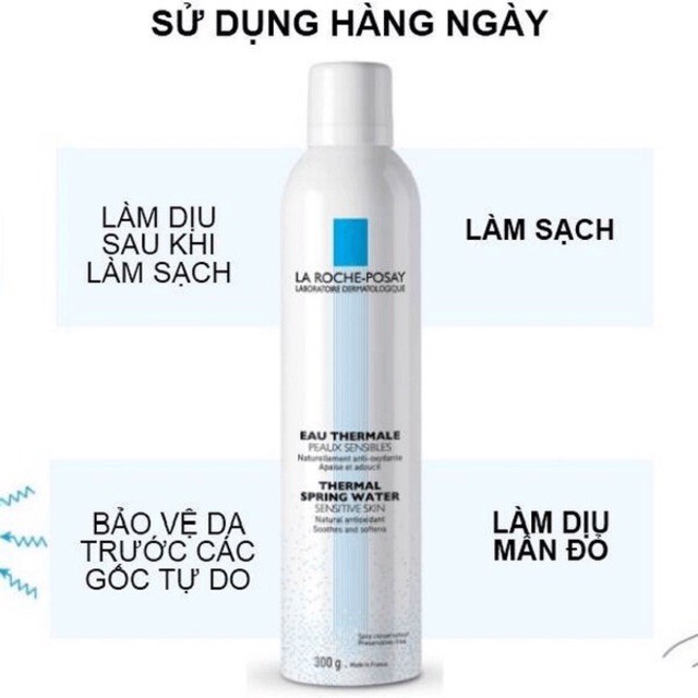 Nước Khoáng Làm Dịu Và Bảo Vệ Da La Roche-Posay Thermal Spring Water (300ml)