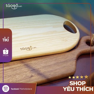 Khay gỗ trang trí hình Elip