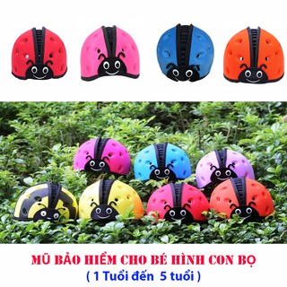 Mũ Bảo Hiểm Con Bọ Cho Bé Tập Đi 1 Tuổi Đến 5 Tuổi