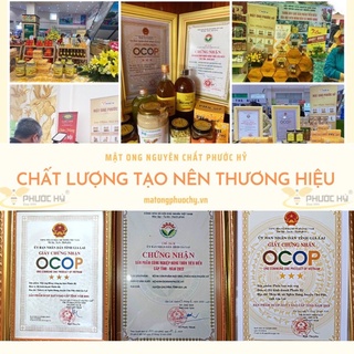 500ml mật ong + 150g phấn hoa