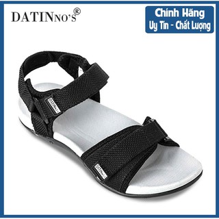 Giày Sandal Nam Quai Ngang DATINNOS (BẢO HÀNH CHÍNH HÃNG 12 THÁNG,ĐƯỢC ĐỔI SIZE) SDDN104-đen xanh rêu xám