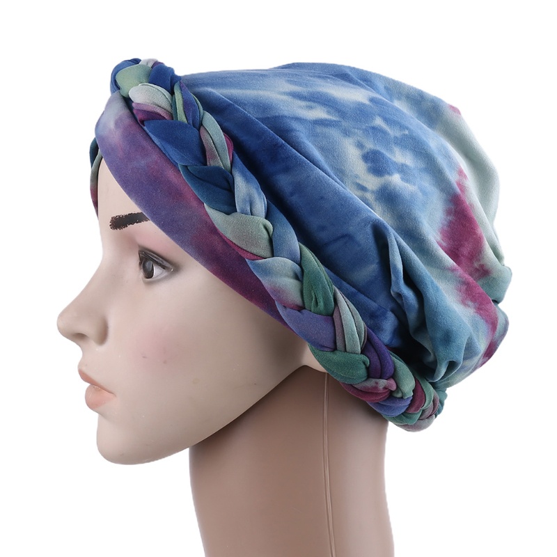 Mũ Trùm Đầu Nhuộm Màu Gradient Phong Cách Hồi Giáo Cho Nữ