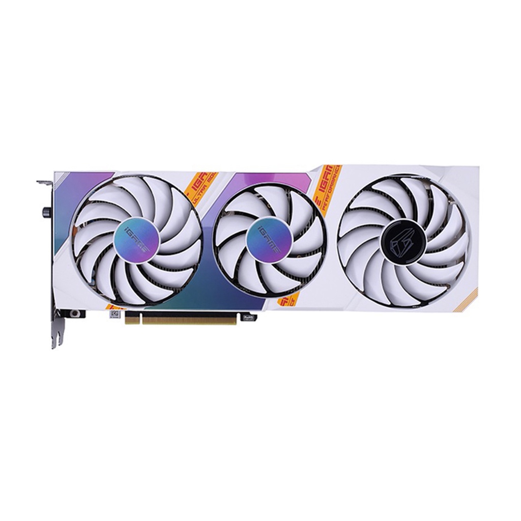 Vga card màn hình COLORFUL IGAME RTX 3060 TI ULTRA OC WHITE 8G-V (8GB GDDR6, 256-BIT, HDMI +DP, 1X8-PIN) NEW