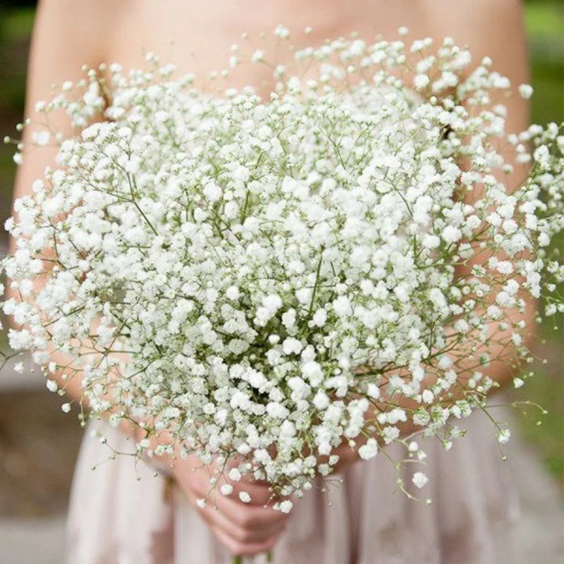 1 Bó Hoa Gypsophila Nhân Tạo Để Bàn Trang Trí Giáng Sinh / Tiệc Cưới / Làm Đạo Cụ Chụp Ảnh