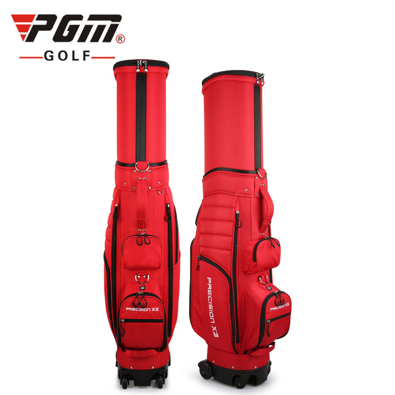 Túi Gậy Golf Fullset Nắp Cứng 4 Bánh Đa Năng Có Phanh - PGM QB062 4 Universal Wheel Golf Bags With Brakes