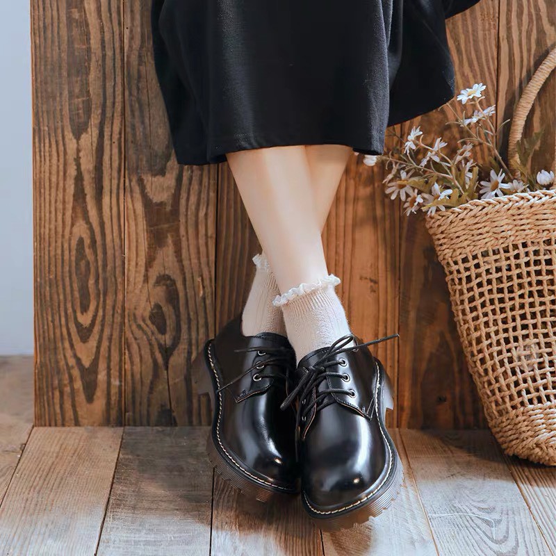 Original shoes - Giày da bò nữ phong cách vintage, retro
