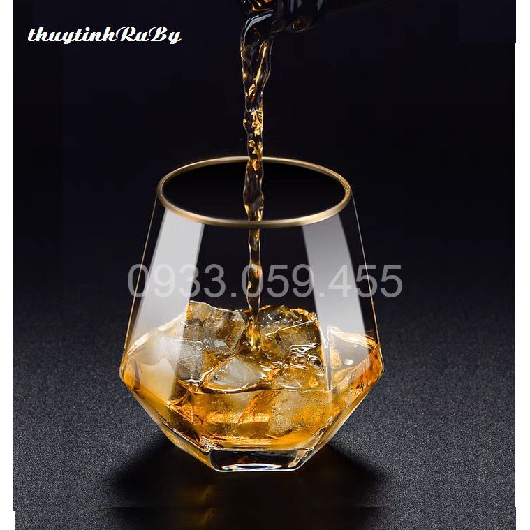 Ly rock kim cương pha lê uống whisky, cốc uống rượu tây mạnh | BigBuy360 - bigbuy360.vn