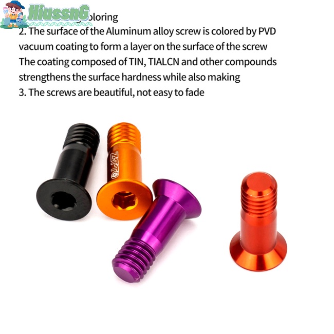 Ốc Vít Cố Định Cùi Đề Sau Bằng Hợp Kim Nhôm Nhiều Màu Cho Xe Đạp Leo Núi