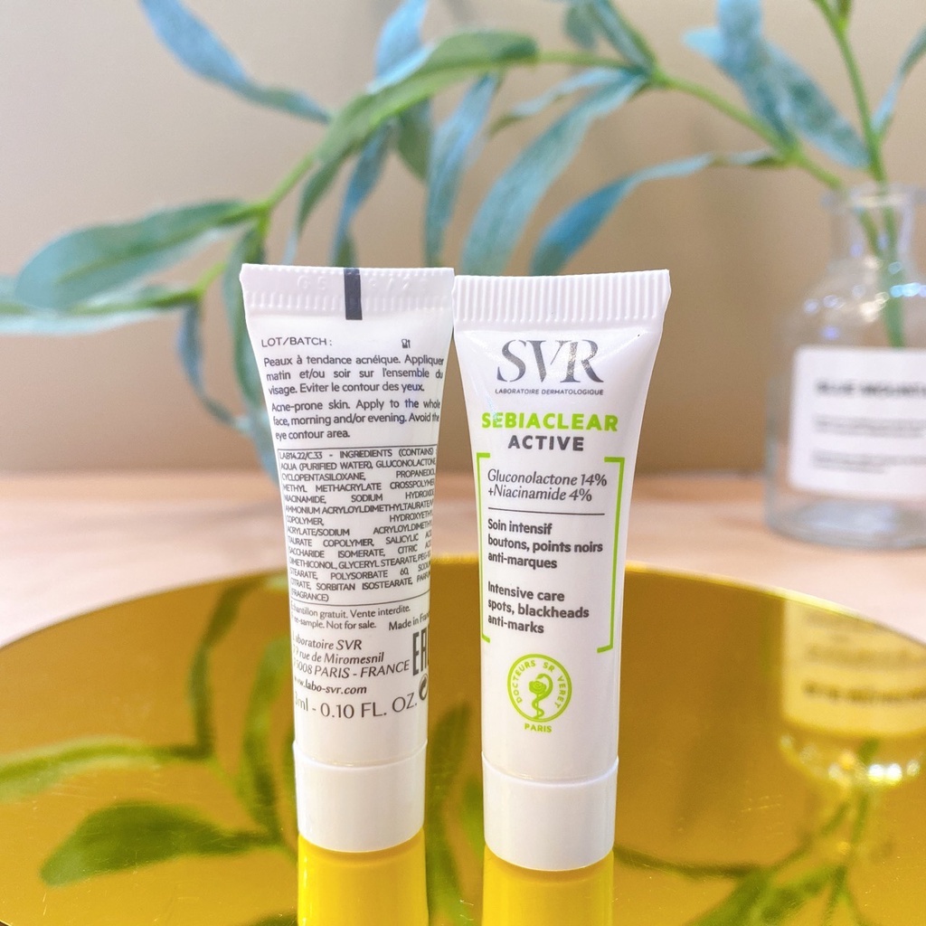 [Mini 3ml] Kem dưỡng Kiềm dầu, giảm mụn Svr Sebiaclear Active - Ellyshop176