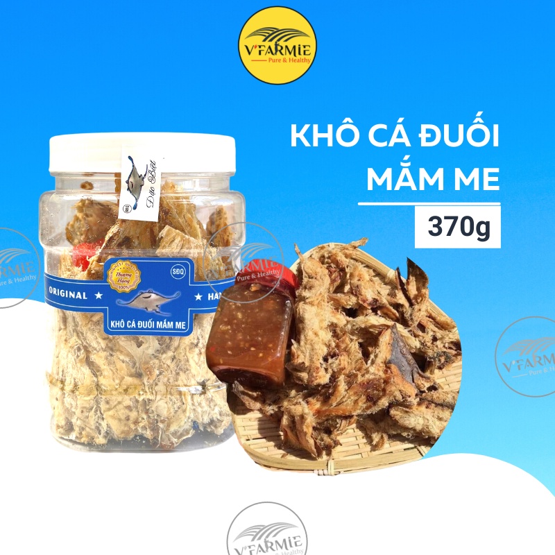 Khô cá đuối mắm me hũ 370g loại 1 mềm thơm ngon