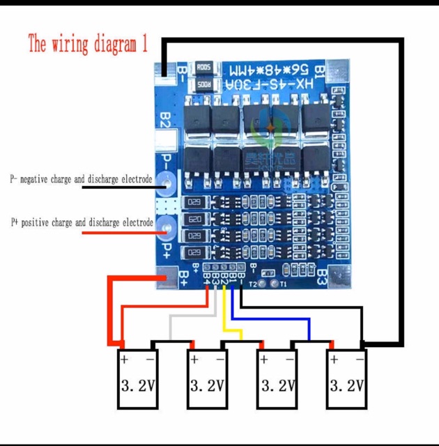 Mạch bảo vệ pin lithium 3.2v HX-4s-F30A