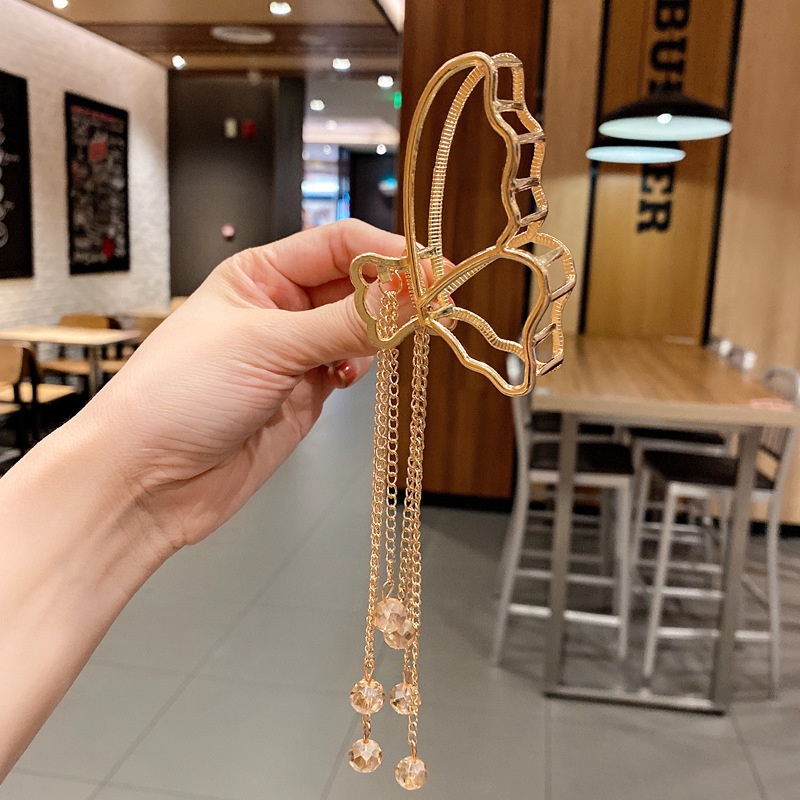 Kẹp Tóc Dạng Lưới Đính Ngọc Trai Giả 2022