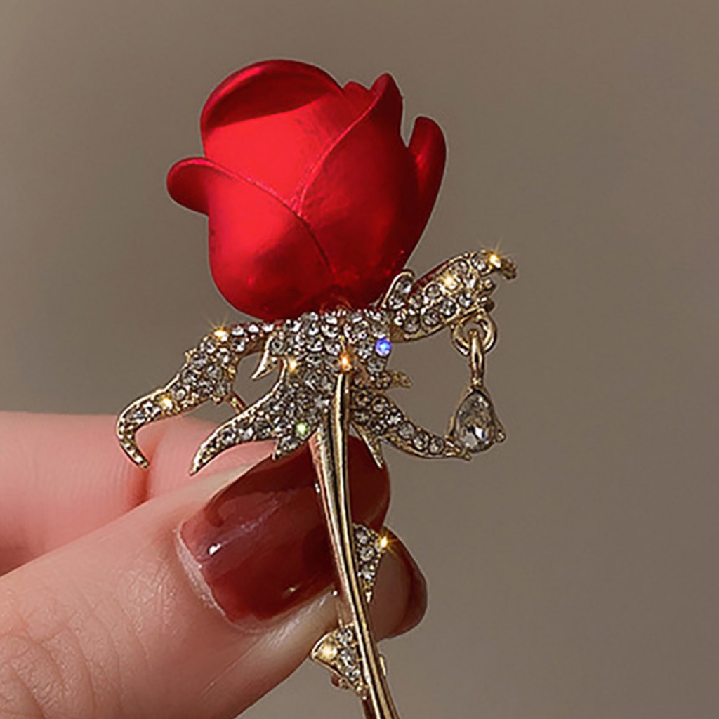 Ghim Cài Áo Hình Bông Hoa Thanh Lịch Dành Cho Nữ