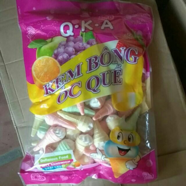Kem ốc quế (208gr 1 gói)