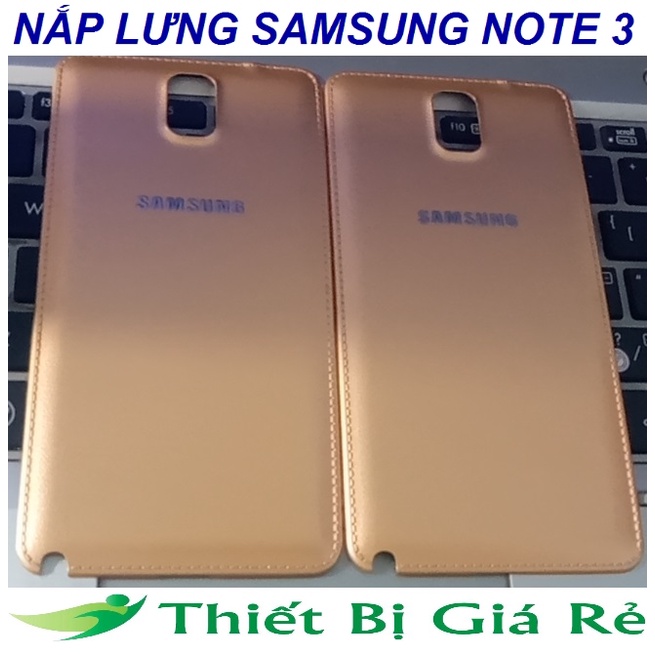 NẮP LƯNG SAMSUNG NOTE 3 MÀU VÀNG