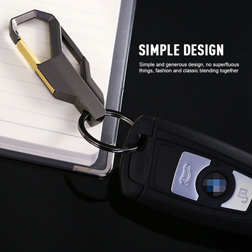 1 mảnh Móc Khóa Hợp Kim Hình Xe Hơi 3D Mới Móc khóa xe vòng thép Hợp kim mạ tĩnh điện mẫu bền đẹp phong cách chắc chắn.