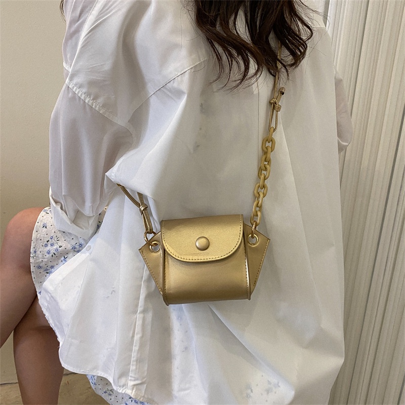 Túi Đeo Chéo Mini Hình Vuông Màu Trơn Kiểu Mới Thời Trang Mùa Hè NB00092 2022