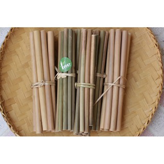 Ống hút gỗ tre