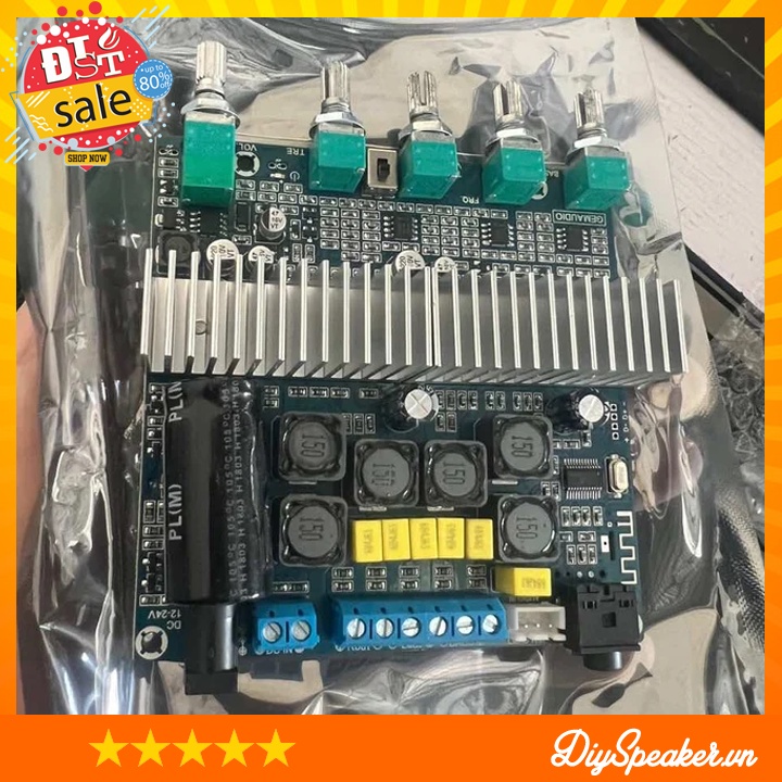 Mạch khuếch đại âm thanh Gemaudio TPA3116D2 2.1 2x50W+1x100W bluetooth 5.0