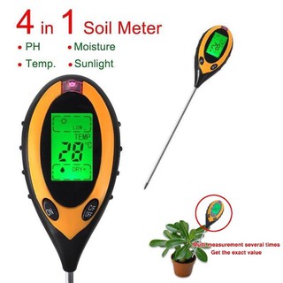 Máy đo, dụng cụ đo độ ph đất 4 trong 1