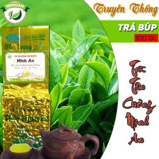 100g chè thái nguyên trà xanh tân cương ngon sạch nước xanh vị đậm đặc sản miền bắc giá xưởng Minh An túi hút chân không