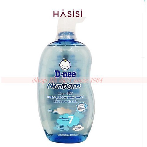 SỮA TẮM GỘI TOÀN THÂN D-NEE CHO BÉ SAKURA - NEWBORN 800ML CHÍNH HÃNG - 6580