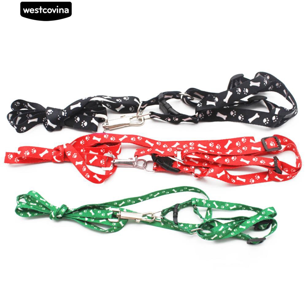 Dây dắt thú cưng vải Polyester siêu bền và dễ thương có khung dây đeo