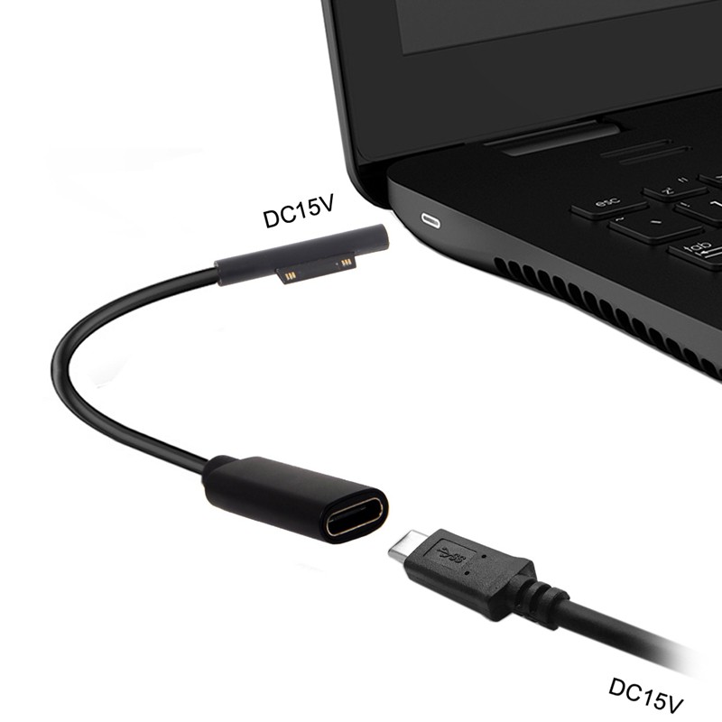 Dây Cáp Nối Dài Usb Loại C Usb-C Dc 15v Cho Surface Pro3 Pro4 Pro5 Pro6 Book Pro | BigBuy360 - bigbuy360.vn