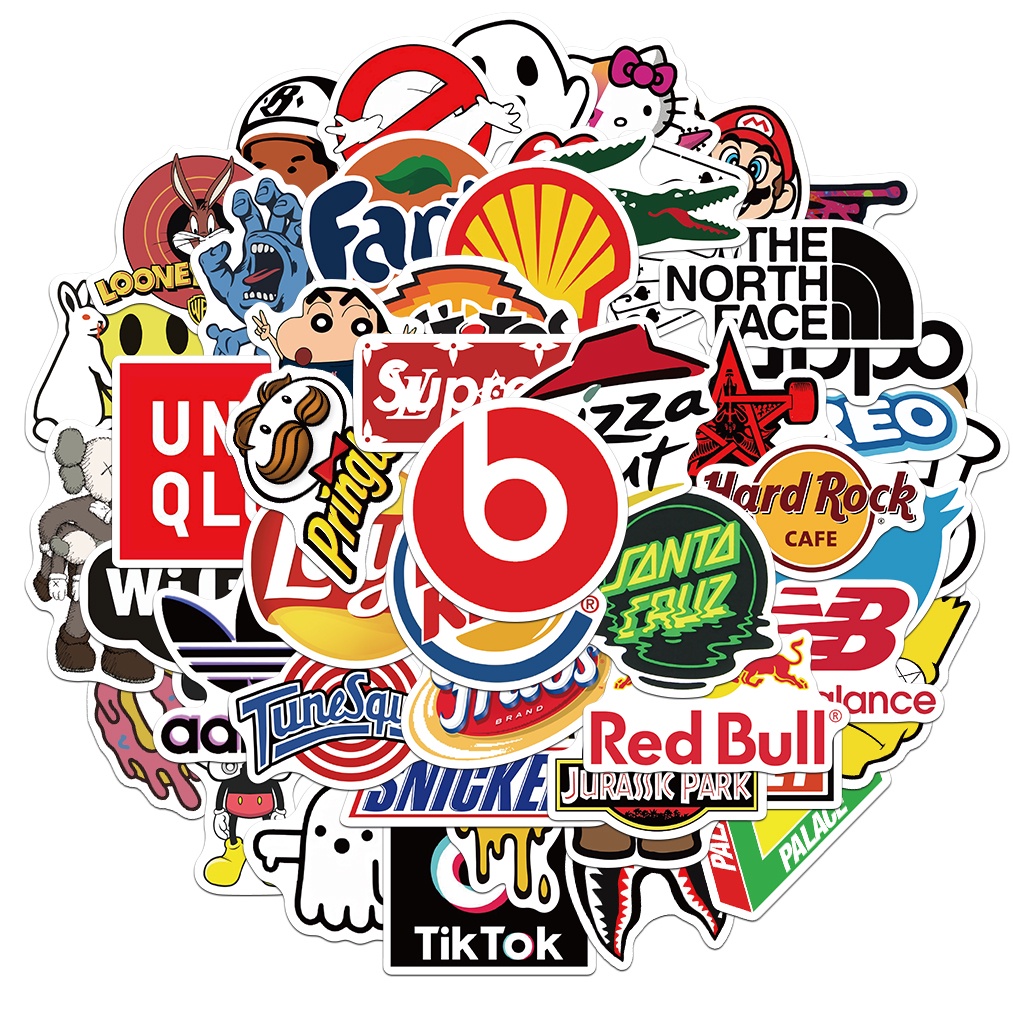 Bộ 10/50 Miếng Dán Chống Thấm Nước Họa Tiết Hoạt Hình Trang Trí