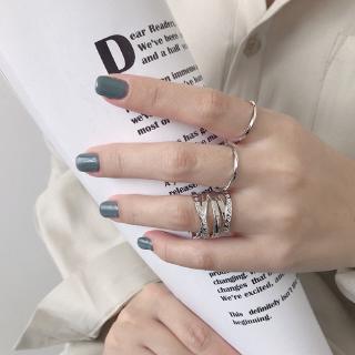Nhẫn mạ bạc thời trang hàn quốc đơn giản cá tính