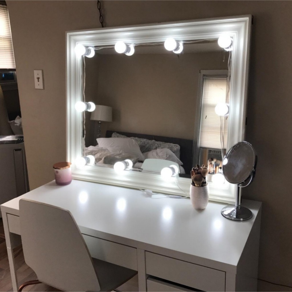 Đèn dán gương trang điểm- LOẠI 1 ĐÈN SÁNG HƠN- MAKEUP MIRROR LIGHT- Đèn đổi màu và điều chỉnh sáng tối, không cần khoan