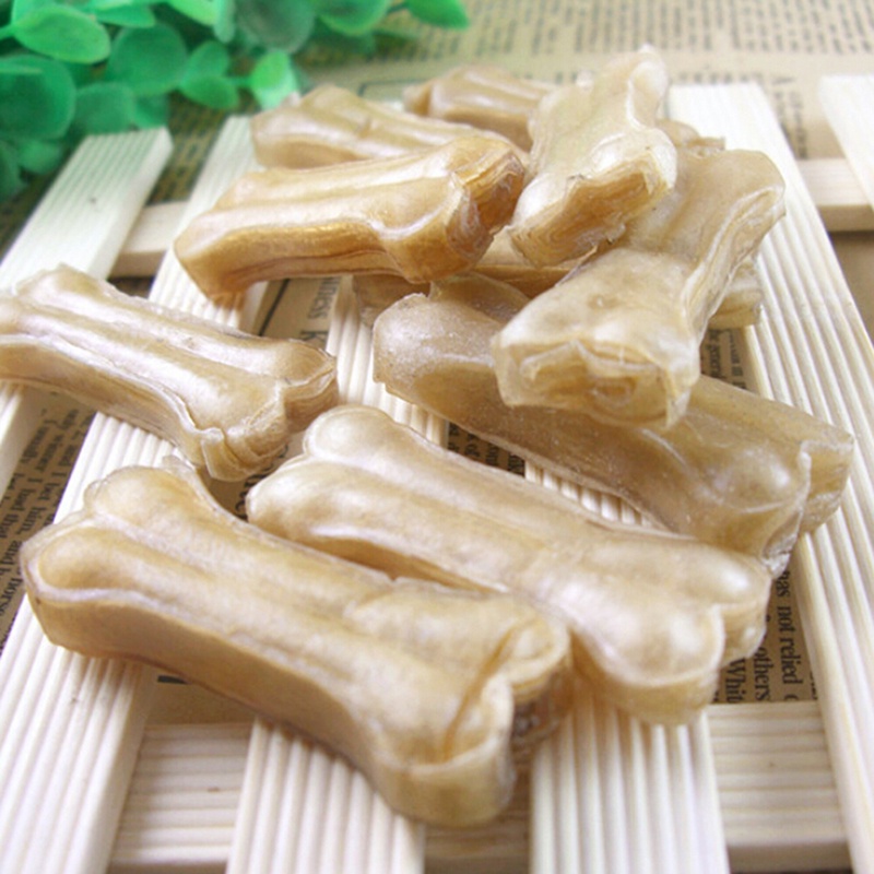 Túi 10 Thanh Da Bò Đồ Chơi Gặm Cho Thú Cưng 27 Cái