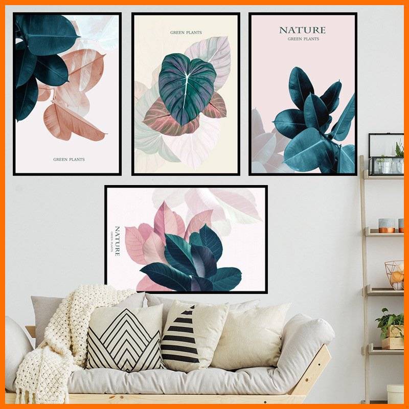 Decal dán tường decor khung ảnh mẫu hàn quốc trang trí phòng khách phòng ngủ