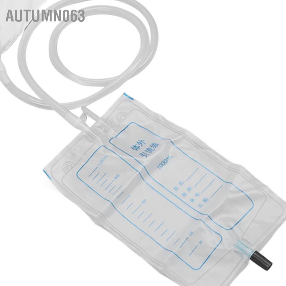 [Hàng mới về] Túi lấy nước tiểu có ống thoát nước 100ml điều chỉnh băng thun cho bệnh viện dùng tại nhà