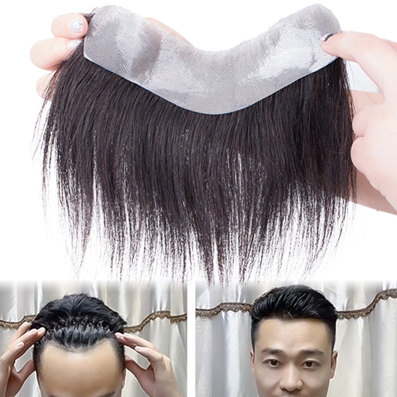 Tóc mái giả tự nhiên thay thế tiện lợi dành cho cả nam và nữ