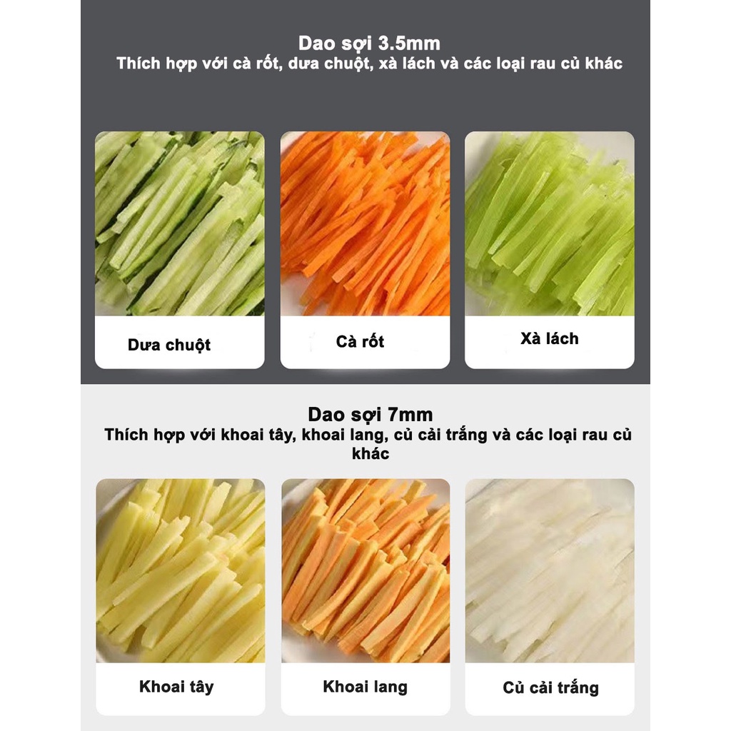 Dụng cụ cắt lát, bào sợi rau củ quả Choose Home