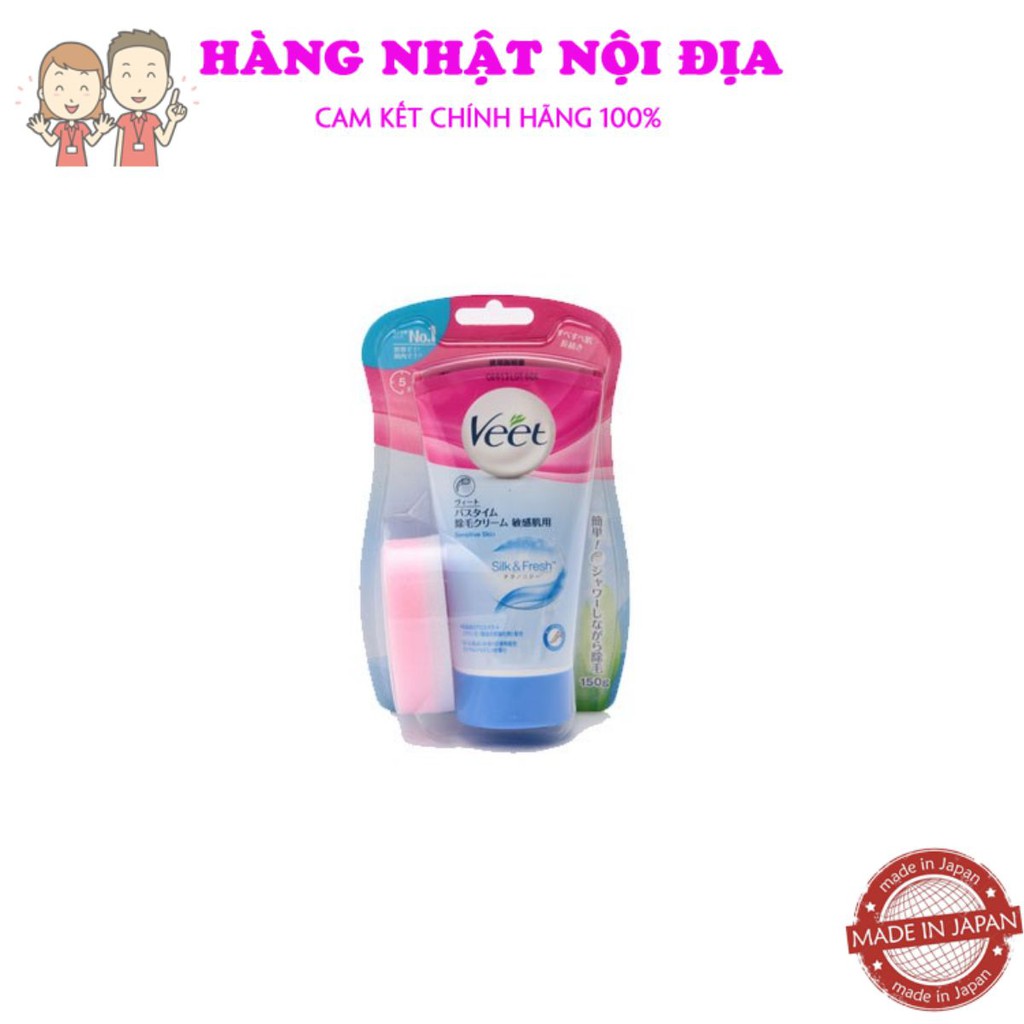 Kem Tẩy Lông Veet Hàng Nhật Nội Địa 150g