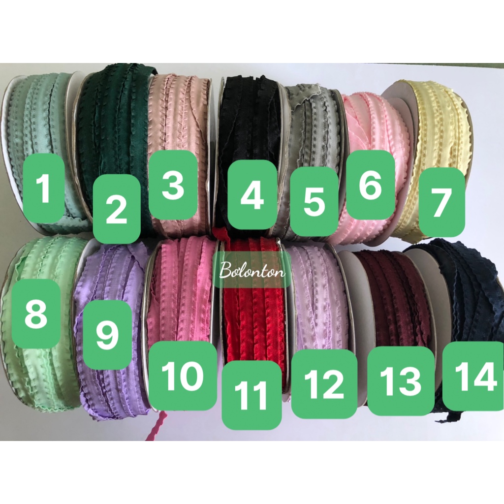 Dây luồn cài bờm, dán cài tóc 4k/m xài cho cai 5mm