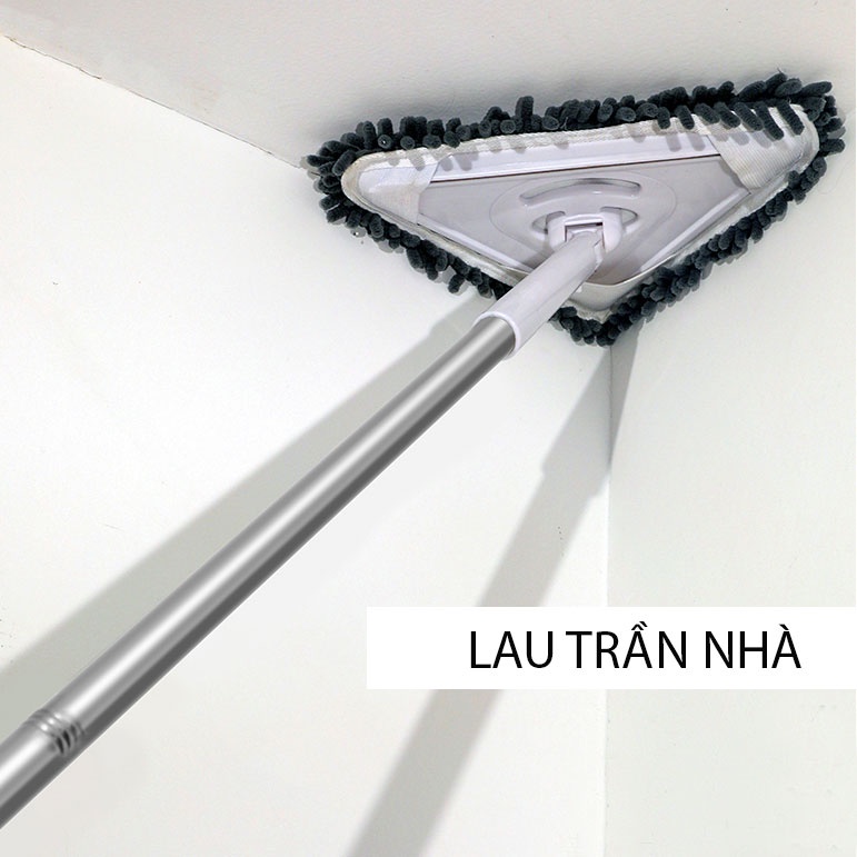 Ống nối thêm của chổi đa năng hình tam giác Kitimop-A3 ống inox chắc chắn, kích thước 40cm