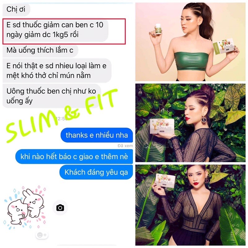 ( Mua 1 tặng 12) GIẢM CÂN CẤP TỐC SLIM & FIT mới nhất