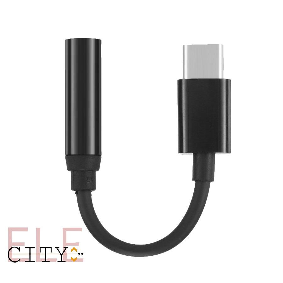 Bộ cáp chuyển đổi mini Type-C sang 3.5mm USB 3.1 Type-C sang 3.5 Aux