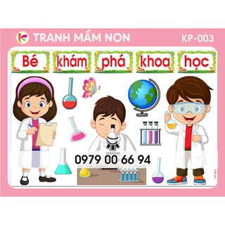 Tranh mầm non - góc khám phá 003
