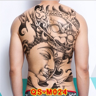 [Loại Ngắn Ngày] Hình Xăm Dán Kín Lưng Phật (35x48cm)